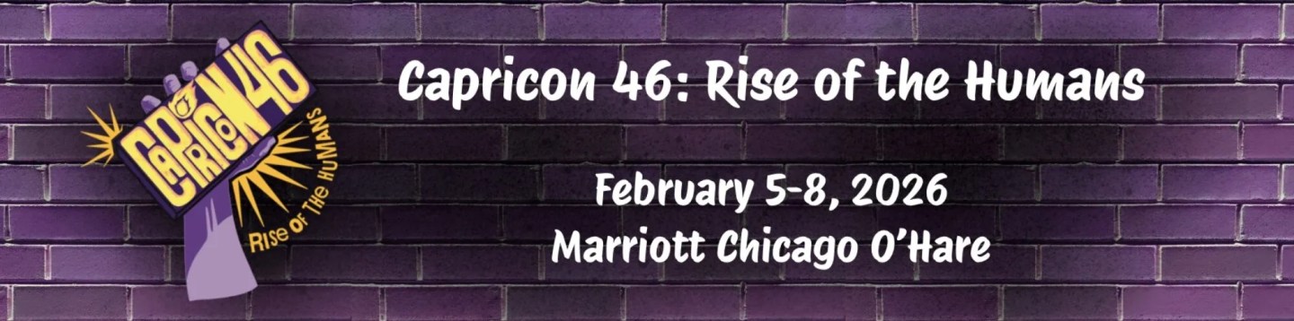 Capricon logo: a hand with a brick